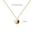Solid 925 Sterling Silver Initial Alphabet Personalised Disc Necklace